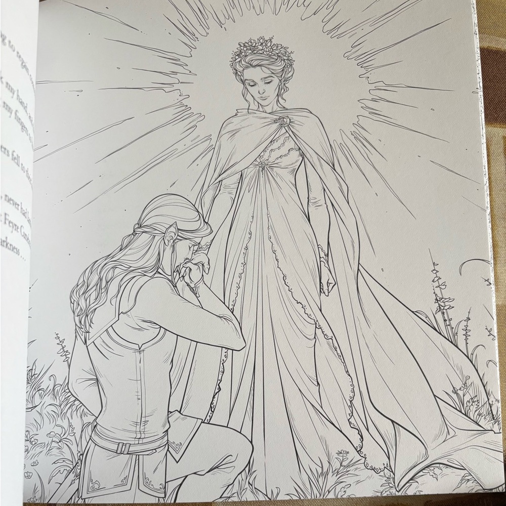 A Court of Thorns and Roses Coloring Book - Picture 5 of 6